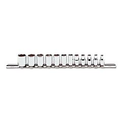 Proto? 47200 Torqueplus 12 Piece Metric Socket Sets, 1/4 In, 6 Point