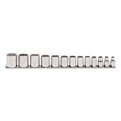 Proto? 52124 Torqueplus 13 Piece Socket Sets, 3/8 In, 12 Point