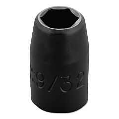 Proto? 6909H Torqueplus Impact Sockets 1/4 In, 1/4 In Drive, 9/32 In, 6 Points