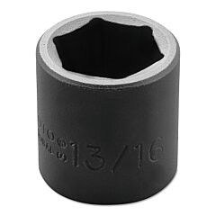 Proto? 7226H Torqueplus Impact Sockets 3/8 In, 3/8" Dr, 13/16 In, 6 Pt