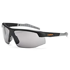Ergodyne 59033 Skullerz Skoll Safety Glasses, Matte Black, Anti-Fog Smoke Lens, 1/Each