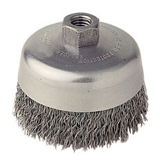 Radnor 64000306 6" X 5/8" - 11" Carbon Steel Crimped Wire Cup Brush