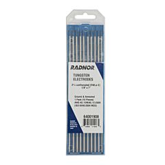 Radnor 64001908 18" X 7" 2% Lanthanated Tungsten Electrode Ground (10 Per Package)