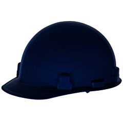 Radnor 64051022 Blue Smoothdome Polyethylene Cap Style Hard Hat With Ratchet Suspension