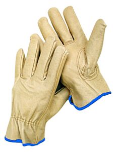 Radnor 64057100 White Standard Weight Cotton And Polyester Clute Cut General Purpose Gloves With Knit Wrist