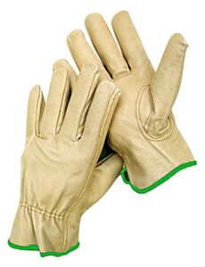 Radnor 64057401 Natural Standard Grain Cowhide Unlined Drivers Gloves, Size Medium