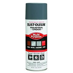Rust-Oleum? 1686830V Industrial Choice 1600 System Enamel Aerosols, 12 Oz, Universal Gray, High-Gloss
