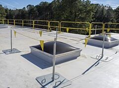 Tie Down 65084 Safet, Zone Permanent Warning Line, 6 Bases, 100 Ft Of Warning Line Cable, Yellow With 15 Metal Warning Flags