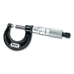 L.S. Starrett 67997 436.1 Outside Micrometer, T436.1Xrl-1 Model, 0 In To 1 In Range, 0.001 In Graduation, Ratchet Thimble