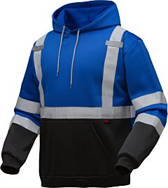 Gss Safety 7013 Non-Ansi Fleece Sweatshirt, Pullover Style, Blue, Size X-Large