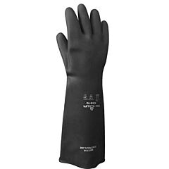 Showa Best 558-11 Chemical Resistant 40 Mil Natural Rubber, 18" Gloves, Size 11