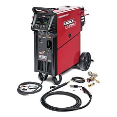 Lincoln Electric K3520-1 Power Mig 260 Mig Welder, 300 A, 10 Ft L Cable, Single-Phase