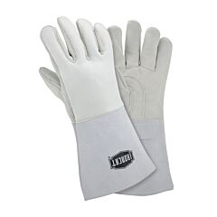 West Chester 9061/S 14" Top Grain Elk Gloves, Split Cow Gauntlet Cuff, Kevlar, Size Small