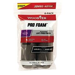 Wooster 0Rr3080064 Pro Foam Jumbo-Koter Mini Roller Covers, 2 Pack, 6-1/2 In