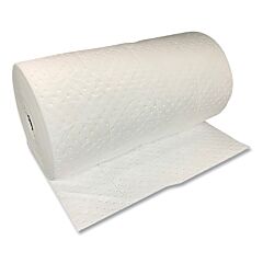 Spilfyter Z-95.2 Sorbent Pads And Rolls, 150 Ft L X 30 In W, Oil Only, Medium, Single-Ply, White, Roll