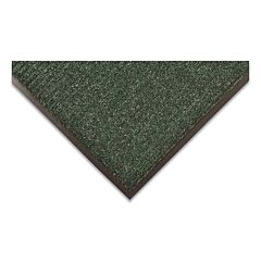 Notrax 109S0023Gn Brush Step Low-Profile Scraper Entrance Mat, 109, 5/16 In X 2 Ft W X 3 Ft L, Needle-Punched Yarn, Vinyl Bckg, Hunter Green