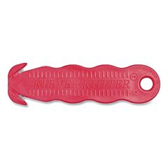 Klever Kcj-1R Klever Kutter Safety Cutter, 4-5/8 In L, Straight Blade, Steel, Plastic, Red