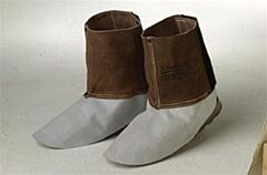 Weldas 44-7106 Steersotuff 6" Leg Spat, Side Split Leather, Lava Brown, 1/Each