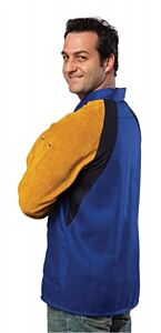 Tillman 9360Xl Jacket, F-Flex 30" Fr Indura With Leather Sleeves