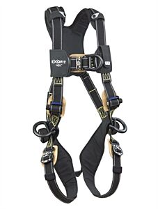 3M Dbi-Sala 1113335 Exofit Nex Arc Flash Harnesses, Back D-Ring, Pass-Thru Buckle Legs, Size Small