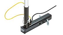 Checkers Tp7015Pc-Bu Each Telescoping Pole 2 Inch Powered Hitch Mount Assembly With Back Up 107 Decibel Alarm
