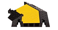 Checkers Yj5Tl-125-B/B Each Cable Protector Yellow Jacket Classic, Left Turn