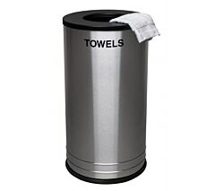 Ex-Cell Sw-1528 Twl Ss Blx Towel Sanitizing Station Companion, Stainless Steel, 18 Gal. Ss