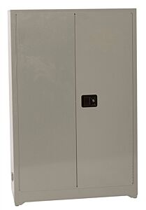 Eagle 1947-4Gr 45 Gallon Gray Office Supply-2-Doors Manual, 4 Painted Shelves