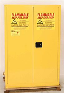 Eagle Haz1992X 90 Gallon 2-Dr Manual 2-30 Gallon Vertical Drums, 1-Shelf