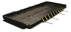 Eagle T8437Dr 3,231 Gallon Eagle Talon Drive In And Out Berm - 12' X 36' X 1' - Black