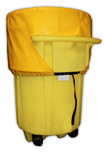 Enpac 1299-Tarp Tarp Cover For 95 Gallon Wheeled Poly-Overpack, Yellow