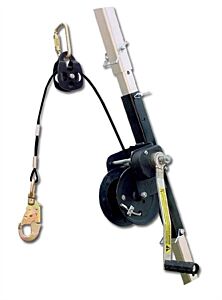 French Creek Mw100T 100' Raise/Lower Material Winch, Comes With 100' Technora Synthetic Rope, Pulley And Carabiner