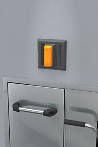 Guardian Ap280-235 1" Alarm Assembly With Recessed Amber Strobe Light And Horn, And Remote Sensing