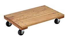 Vestil Hdos-1624-9-E Poplar Solid Deck Dolly 24" X 16" X 5-1/4" 900 Lb. Capacity, Tan
