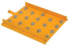 Vestil Hydc-Btp Steel Ball Transfer Platform 25-3/4" X 19-1/4" For Hefti-Lift Models Yellow