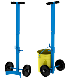 Morse 152-5 Pailpro 5-Gallon Pail Truck, 150 Lb. Capacity