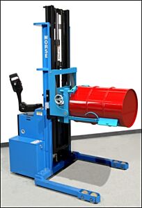 Morse 910 < Pilot > Power-Propelled Morstak Drum Mover / Racker, Rack Up To 10.5' High, 800 Lb. Capacity
