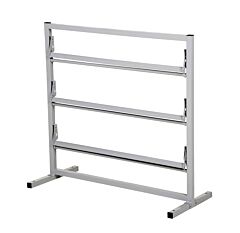 Vestil Pds-3-36 Steel Paper Dispenser Stand 3 Tiered 36" Roll Width 219 Lb. Capacity, Gray