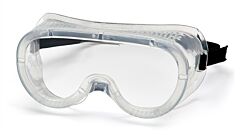 Pyramex G201 Goggles, Clear Frame And Clear Lens, Perforated
