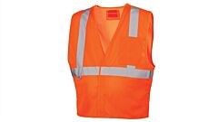 Pyramex Rvhl2520Brdx2 Rvhl25 Series Safety Vests, Hi-Vis Orange With 5 Point Dring - Size 2X Large, 1 Each