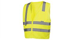 Pyramex Rvz2610X4 Rvz26 Series Safety Vest, Hi-Vis Lime- 2 Stripes - Size 4X Large, 1 Each
