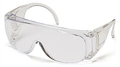 Pyramex S510Sd Solo Safety Glasses, Clear - Disp Frame, Clear - Dispenser Pack/12 Per Box Lens, Box Of 12 Pairs