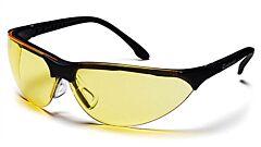 Pyramex Sb2830S Rendezvous Safety Glasses, Black Frame, Amber Lens