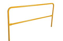Vestil Vdkr-7 Steel Safety Railing 7 Ft. Length, Yellow