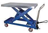 Vestil Cart-4000 Steel Hydraulic Scissor Cart 47" X 24" 4000 Lb. Capacity