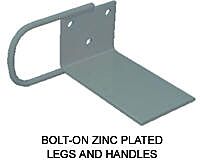 Vestil Eh-3036 Aluminum Economizer Dock Plate 30" X 36" 1/2" Plate Thickness 3500 Lb. Capacity, Silver