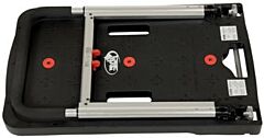 Vestil Ff-Fpt-1627 Plastic Fold Flat Cart 26-3/4" X 16-1/4" 300 Lb. Capacity, Black