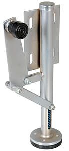 Vestil Fl-Lk-Smr-R Steel Right Mount Hand Operated Floor Lock 10 To 12" Height Silver