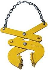 Vestil Pal-21 Steel Double Scissor Pallet Puller 4" Jaw Opening 5000 Lb. Pulling Capacity, Yellow