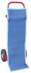 Vestil Qpc-Ht Polyester/Cotton Woven Hand Truck Moving Pad With Velcro Straps 1/8" X 16" X 55" Blue